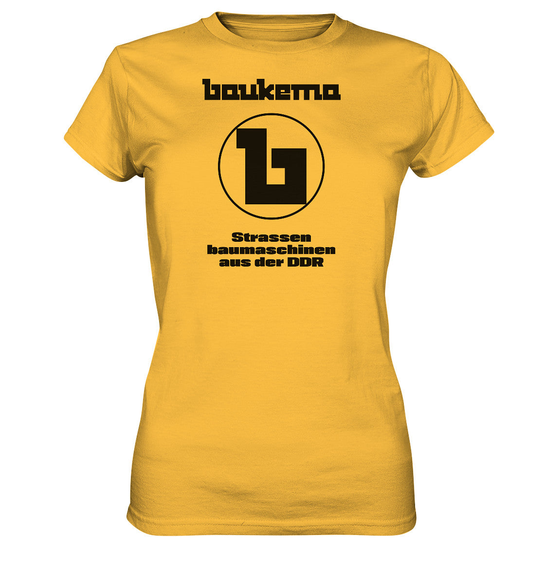 DDR Ostalgie Shirt Mädels • BAUKEMA STRASSENBAUMASCHINEN - hell