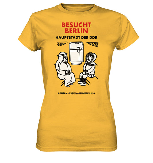 DDR Ostalgie Shirt Mädels • RIESA STREICHHÖLZER - BESUCHT BERLIN
