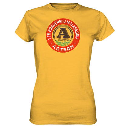 DDR Ostalgie Shirt Mädels • VEB BRAUEREI ARTERN GOLDAUE