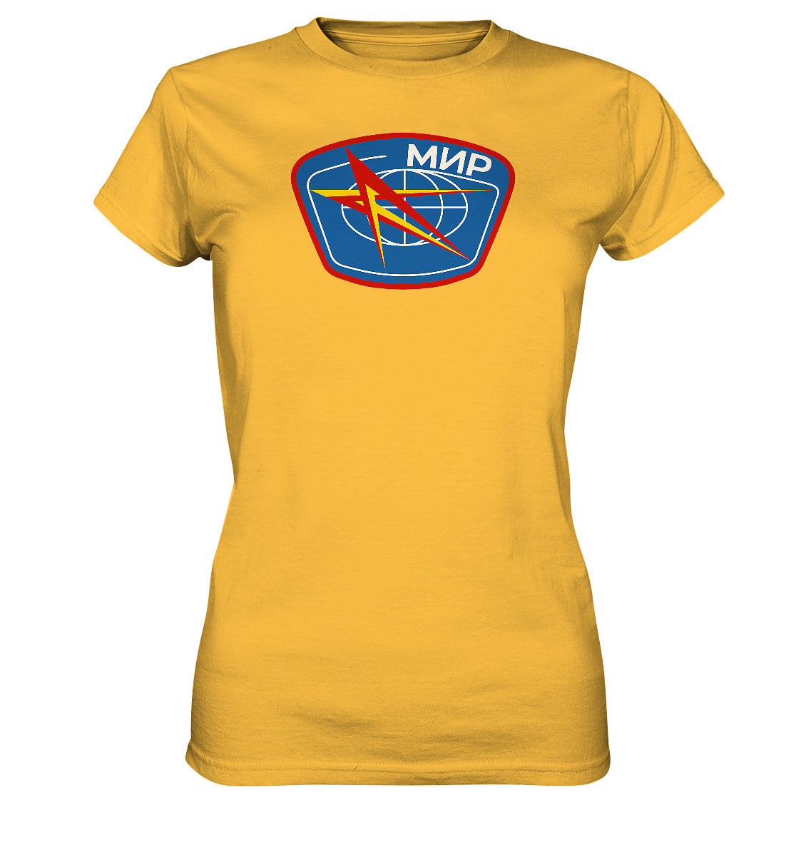 PREMIUM SHIRT MÄDELS • MIR - KOSMONAUTEN-BADGE