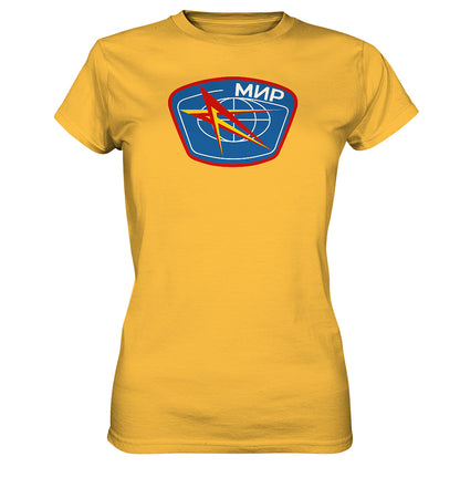 PREMIUM SHIRT MÄDELS • MIR - KOSMONAUTEN-BADGE