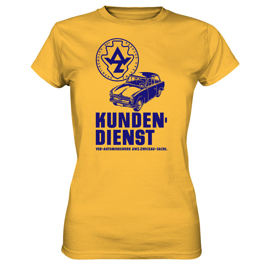 DDR Ostalgie Shirt Mädels • P70 KUNDENDIENST VEB AWZ ZWICKAU