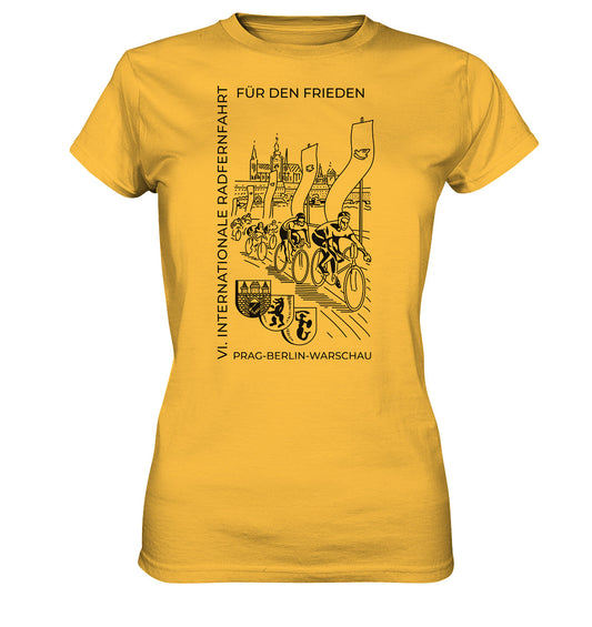 DDR Ostalgie Shirt Mädels • 6. INTERNATIONALE FRIEDENSFAHRT - Ladies Premium Shirt