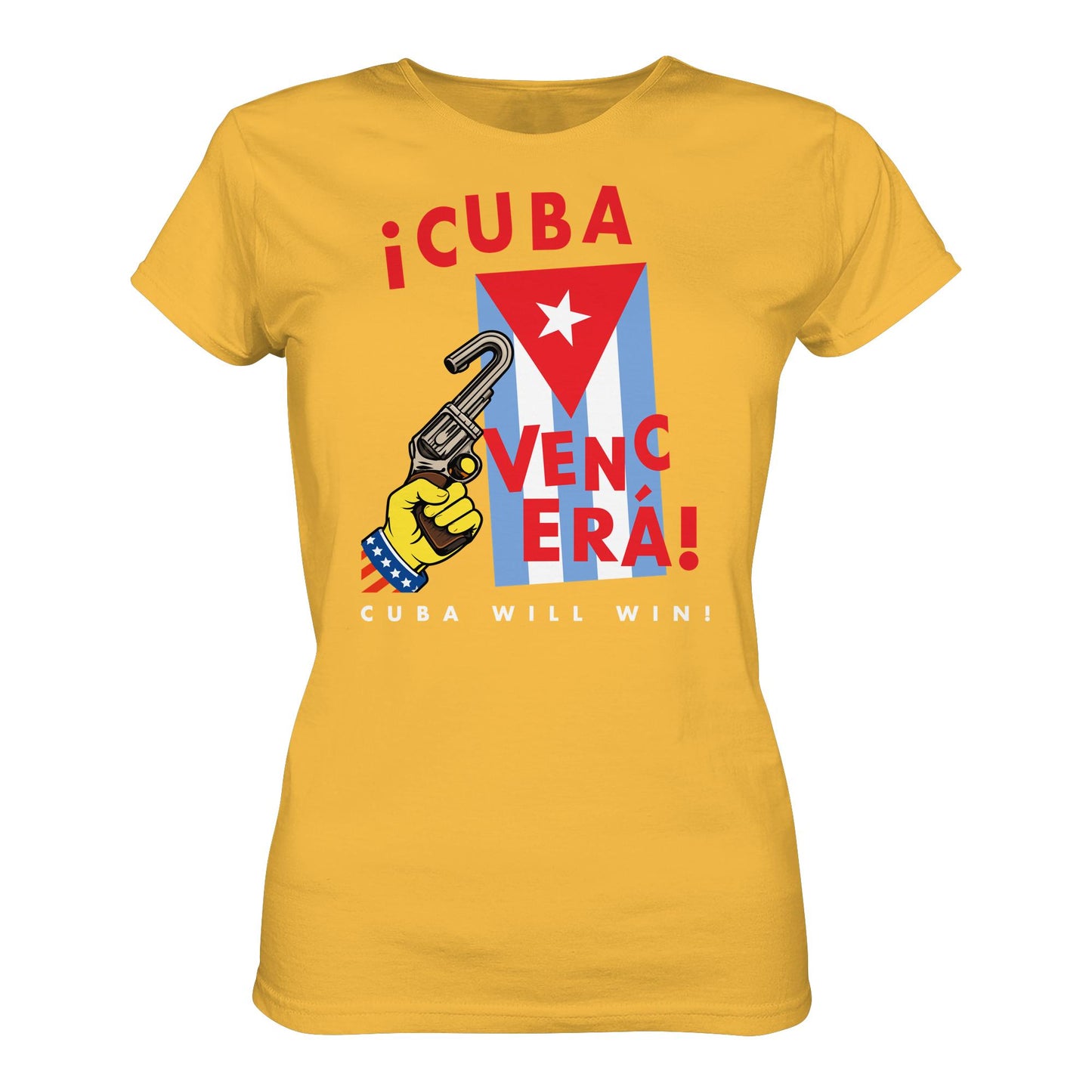 DDR Ostalgie Shirt Mädels • VENCERÁ! CUBA WILL WIN! (ORIGINAL POSTER KUBA)