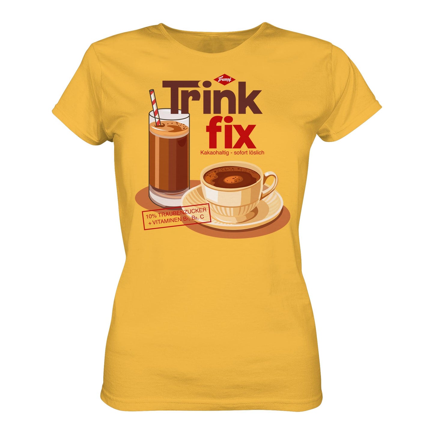DDR Ostalgie Shirt Mädels • TRINK FIX - DOSEN-DESIGN