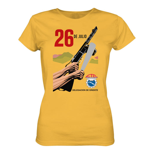 DDR Ostalgie Shirt Mädels • BEWEGUNG DES 26. JULI, KUBA (ORIGINAL POSTER)