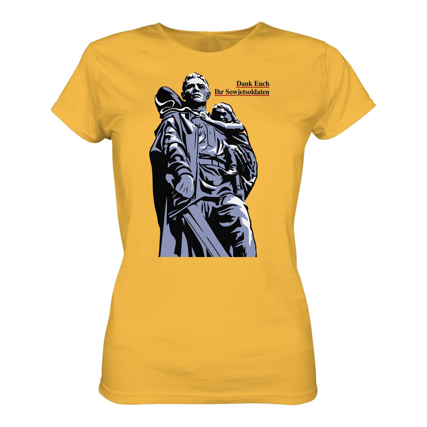 DDR Ostalgie Shirt Mädels • DANK EUCH IHR SOWJETSOLDATEN (DDR ORIGINAL-PLAKAT)