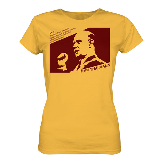 DDR Ostalgie Shirt Mädels • ERNST THÄLMANN - ORIGINAL DDR-PLAKAT
