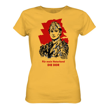 DDR Ostalgie Shirt Mädels • FÜR MEIN VATERLAND - DIE DDR (ORIGINAL GST-PLAKAT)