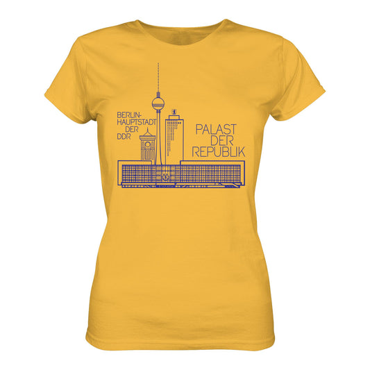 DDR Ostalgie Shirt Mädels • PALAST DER REPUBLIK (ORIGINAL ERSTTAGSSTEMPEL)