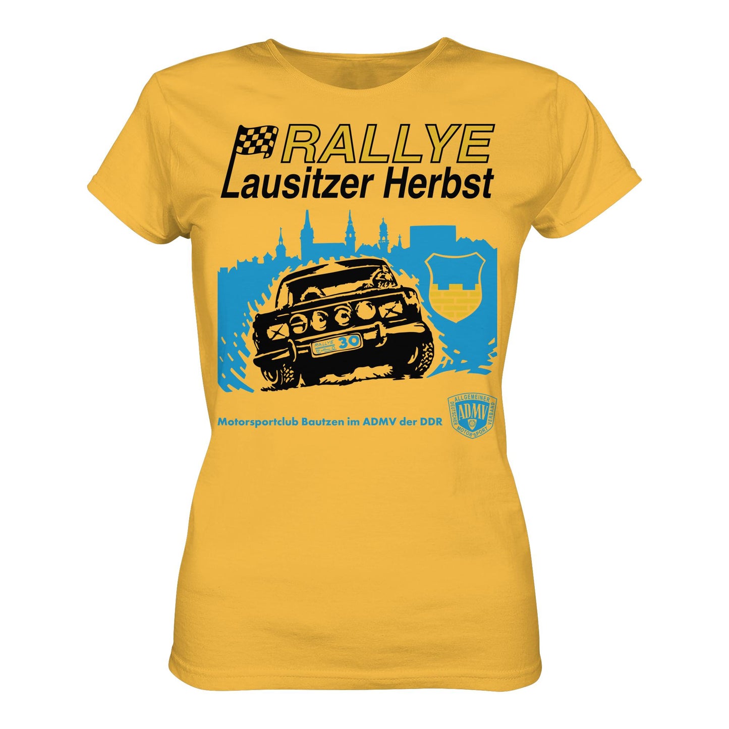 DDR Ostalgie Shirt Mädels • RALLYE LAUSITZER HERBST, MOTORSPORTCLUB BAUTZEN