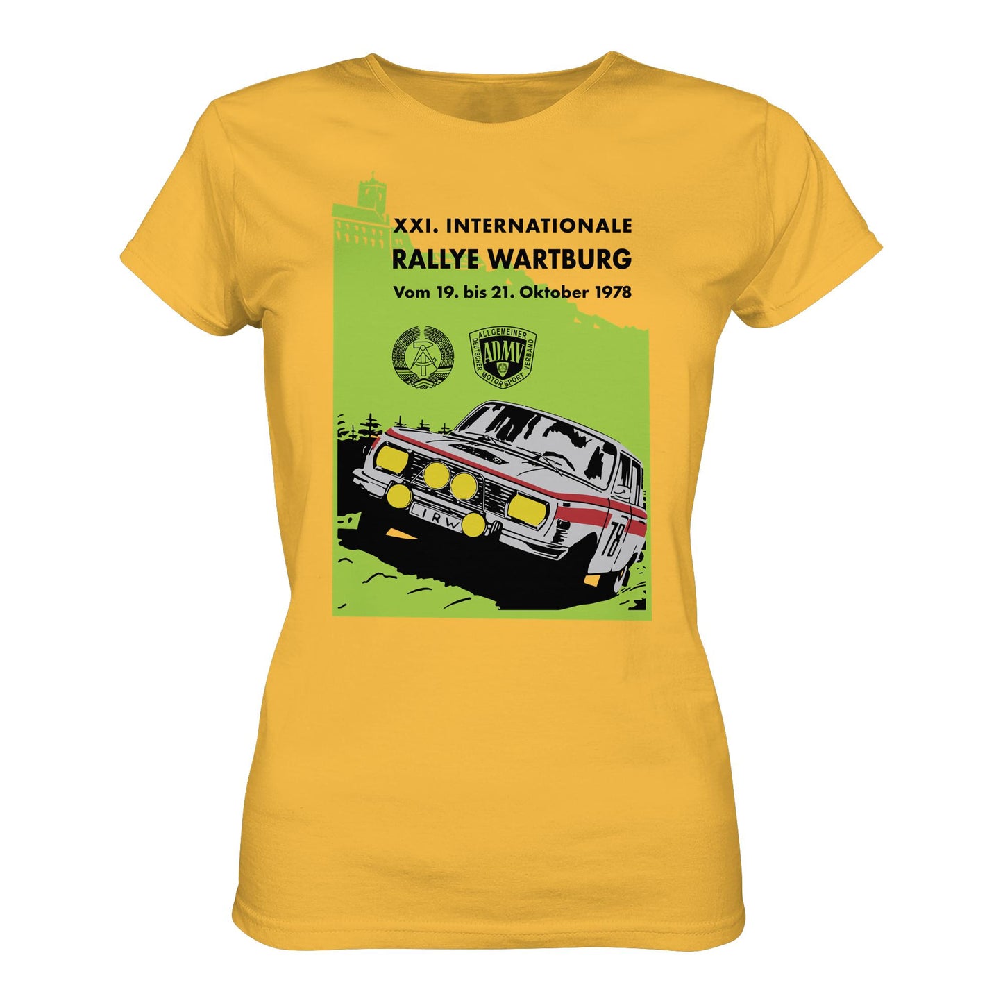 DDR Ostalgie Shirt Mädels • INTERNATIONALE RALLYE WARTBURG - 1978