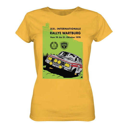 DDR Ostalgie Shirt Mädels • INTERNATIONALE RALLYE WARTBURG - 1978