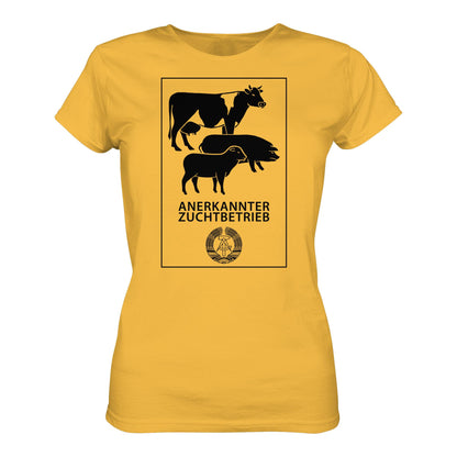 DDR Ostalgie Shirt Mädels • ANERKANNTER ZUCHTBETRIEB (ORIGINALSCHILD)