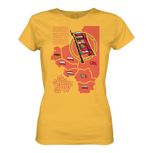 DDR Ostalgie Shirt Mädels • WAFFENBRÜDERSCHAFT80 - WARSCHAUER VERTRAG