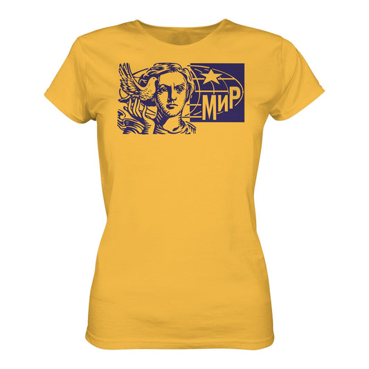 DDR Ostalgie Shirt Mädels • MIR - FRIEDEN (ORIGINAL BRIEFMARKE)