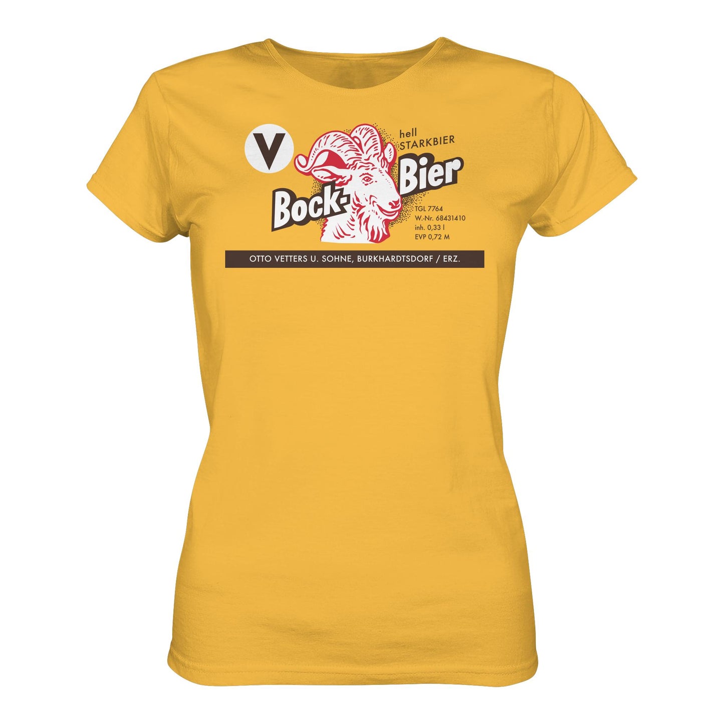 DDR Ostalgie Shirt Mädels • BOCKBIER - OTTO VETTERS ERZGEBIRGE