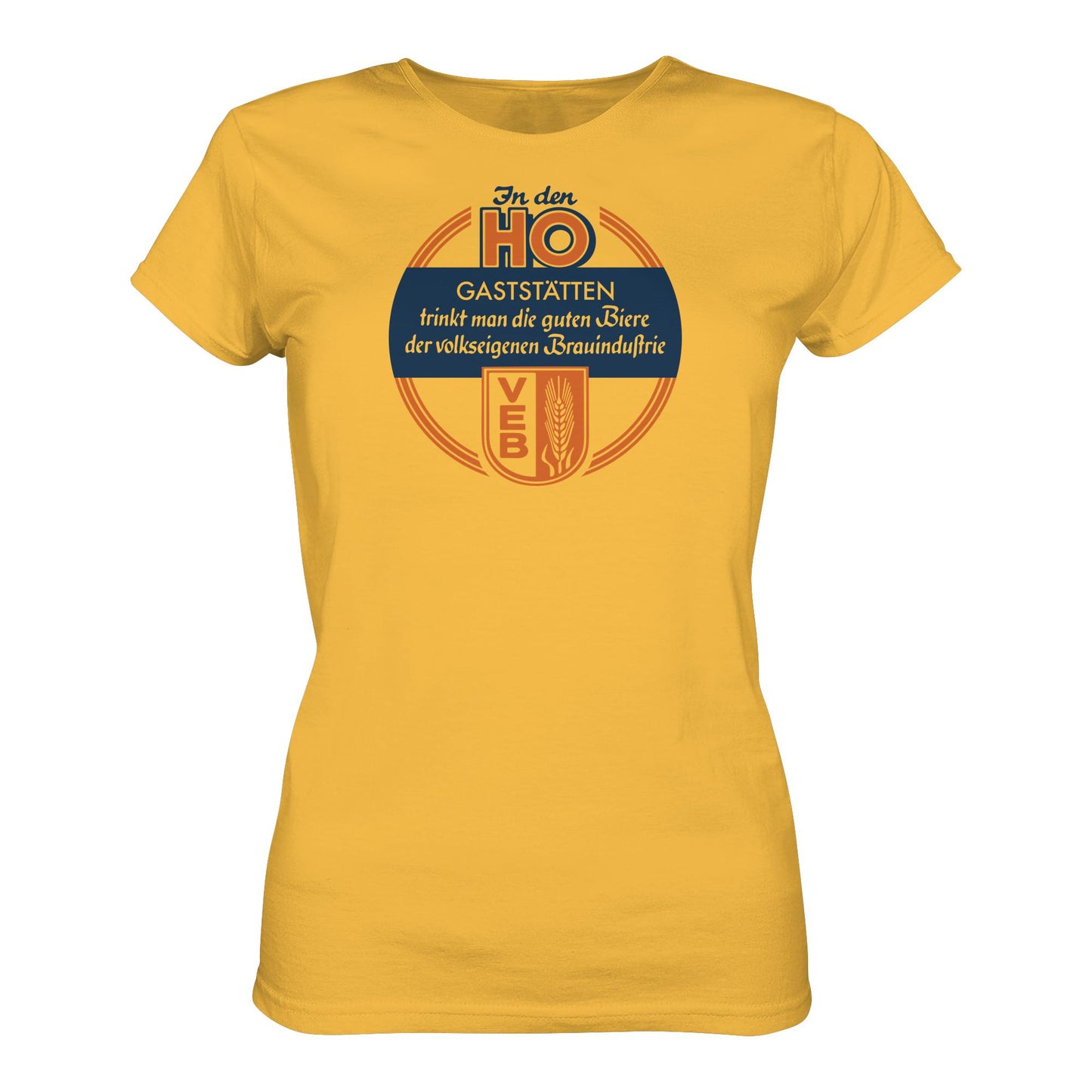 DDR Ostalgie Shirt Mädels • HO - VOLKSEIGENE BRAUINDUSTRIE