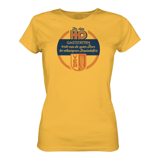 DDR Ostalgie Shirt Mädels • HO - VOLKSEIGENE BRAUINDUSTRIE