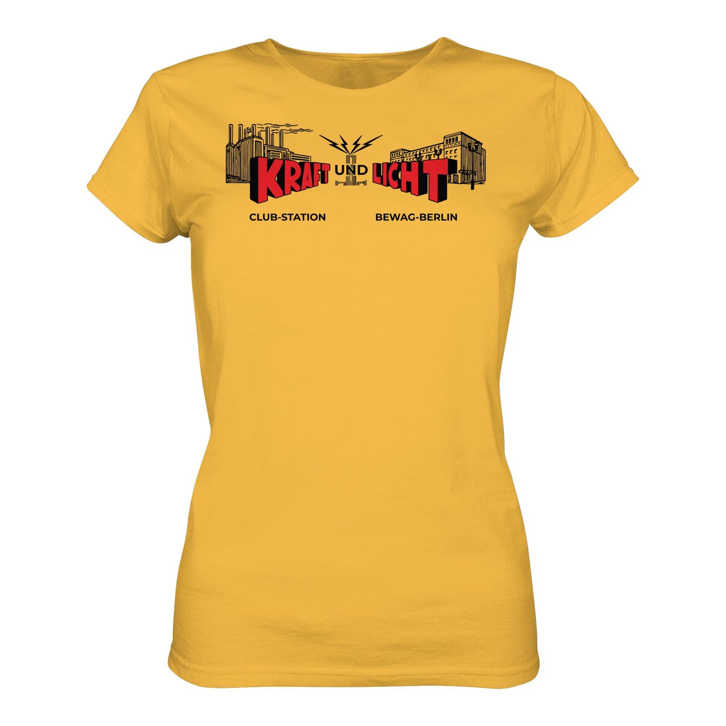 DDR Ostalgie Shirt Mädels • KRAFT UND LICHT - BEWAG BERLIN