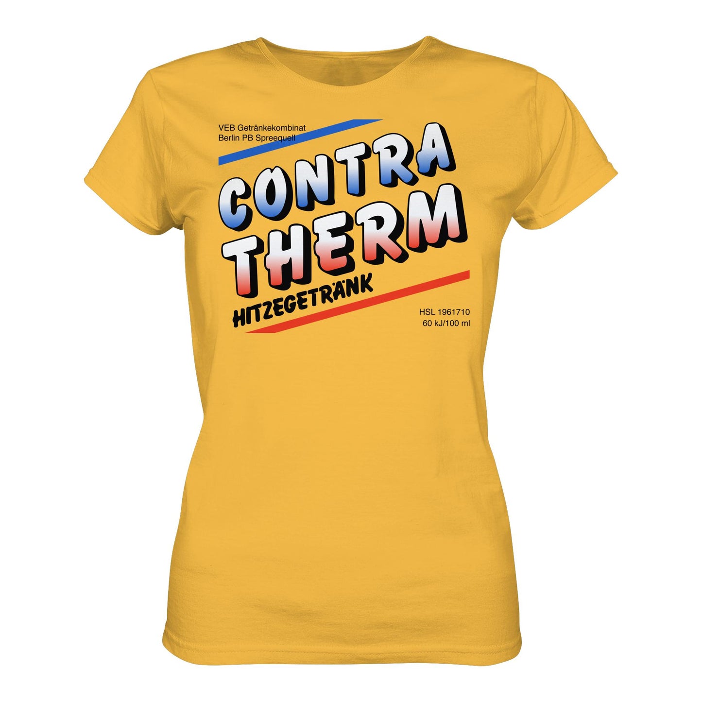 DDR Ostalgie Shirt Mädels • CONTRA THERM - VEB GETRÄNKEKOMBINAT BERLIN SPREEQUELL