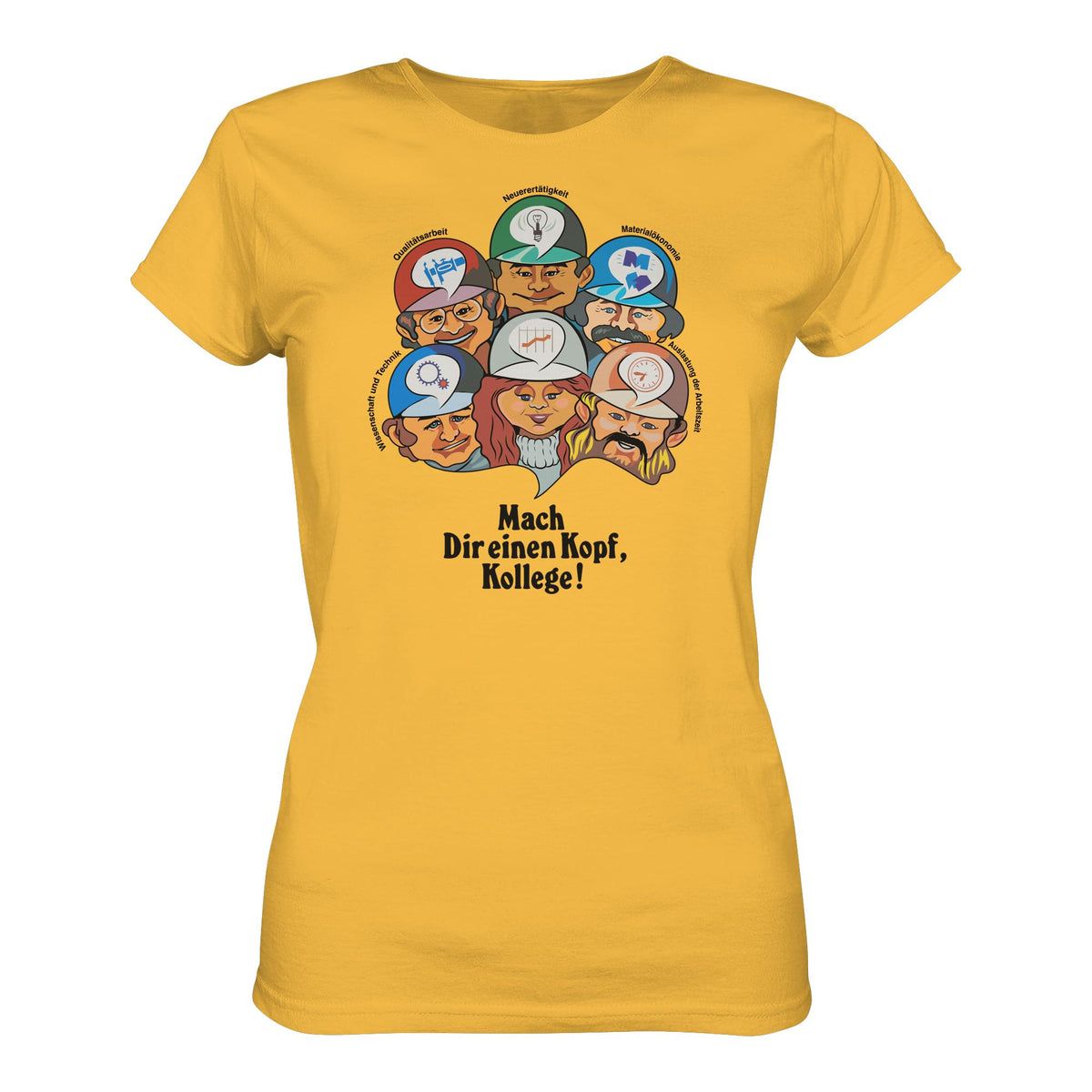 DDR Ostalgie Shirt Mädels • MACH DIR EINEN KOPF, KOLLEGE