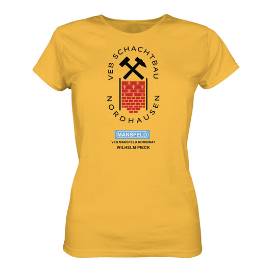DDR Ostalgie Shirt Mädels • VEB SCHACHTBAU NORDHAUSEN - VEB MANSFELD KOMBINAT