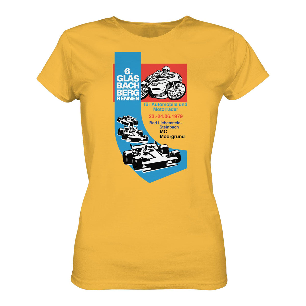 DDR Ostalgie Shirt Mädels • 6. GLASBACHBERGRENNEN 1979