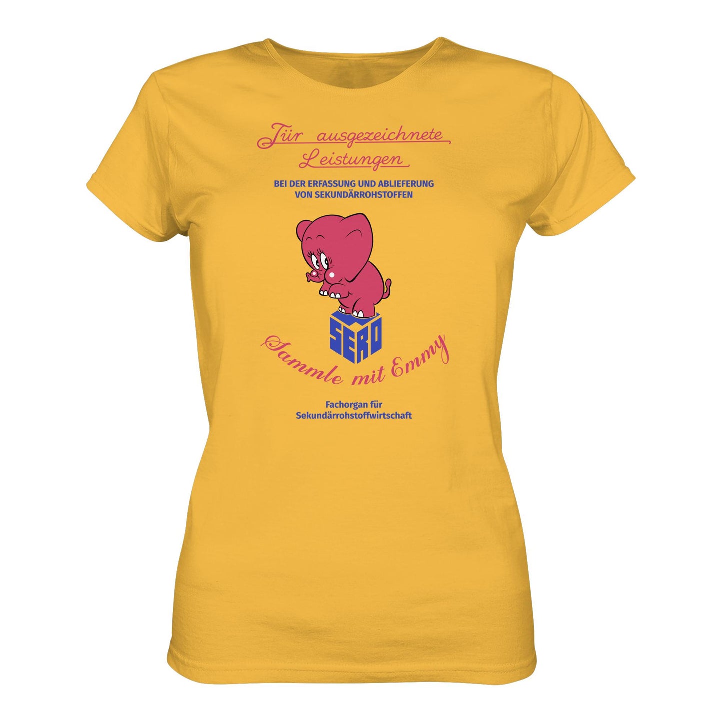 DDR Ostalgie Shirt Mädels • FÜR AUSGEZEICHNETE LEISTUNGEN - SERO EMMY (ORIGINAL-WIMPEL)