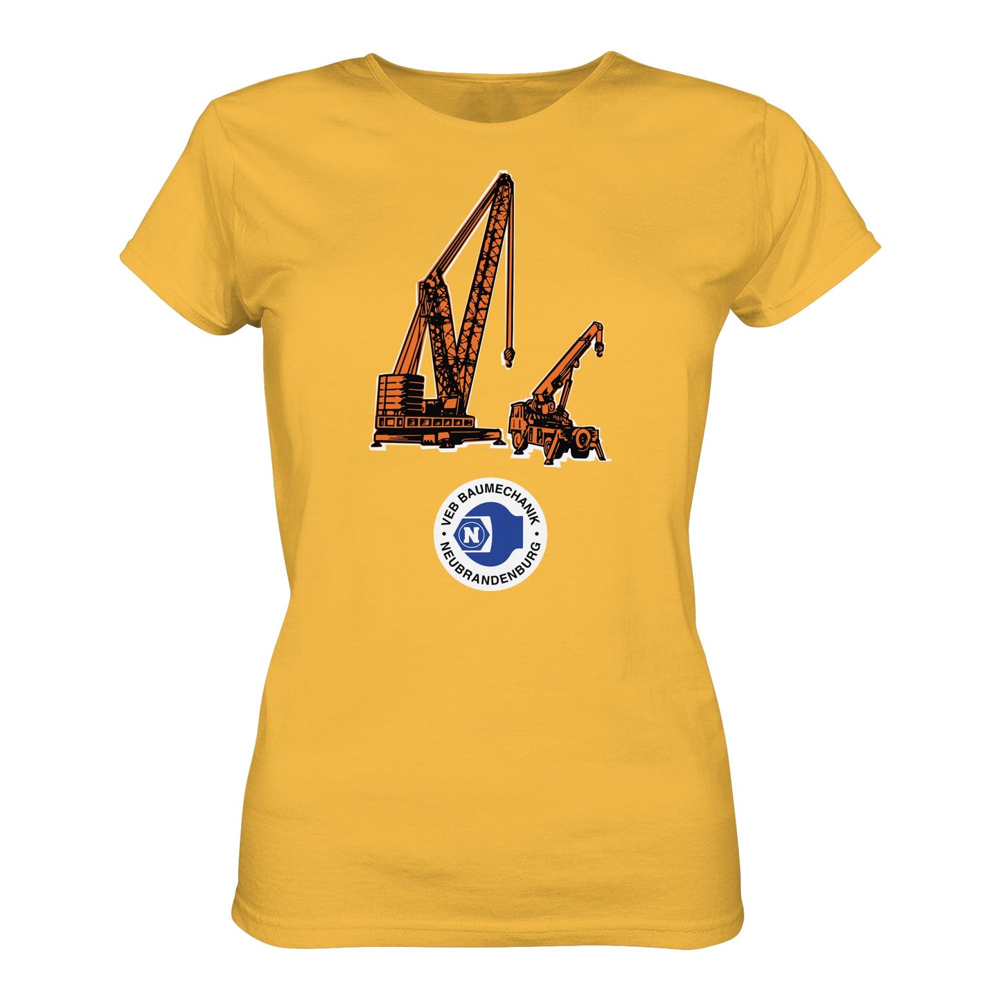 DDR Ostalgie Shirt Mädels • VEB BAUMECHANIK NEUBRANDENBURG