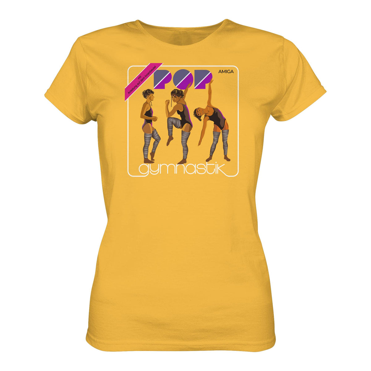 DDR Ostalgie Shirt Mädels • AMIGA POP-GYMNASTIK (ORIGINAL PLATTENCOVER)