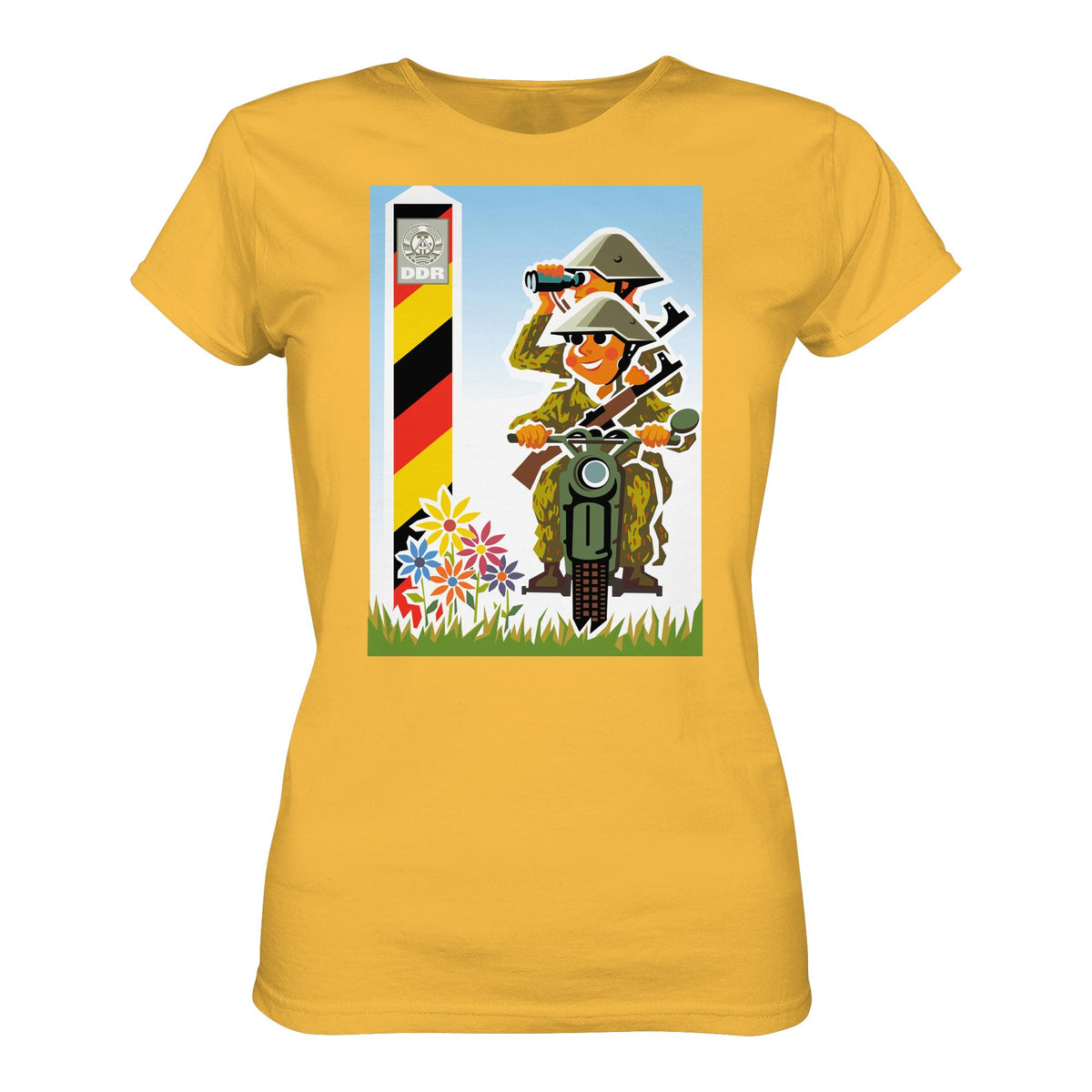 DDR Ostalgie Shirt Mädels • NVA-GRENZTRUPPEN (ORIGINAL-PLAKAT)