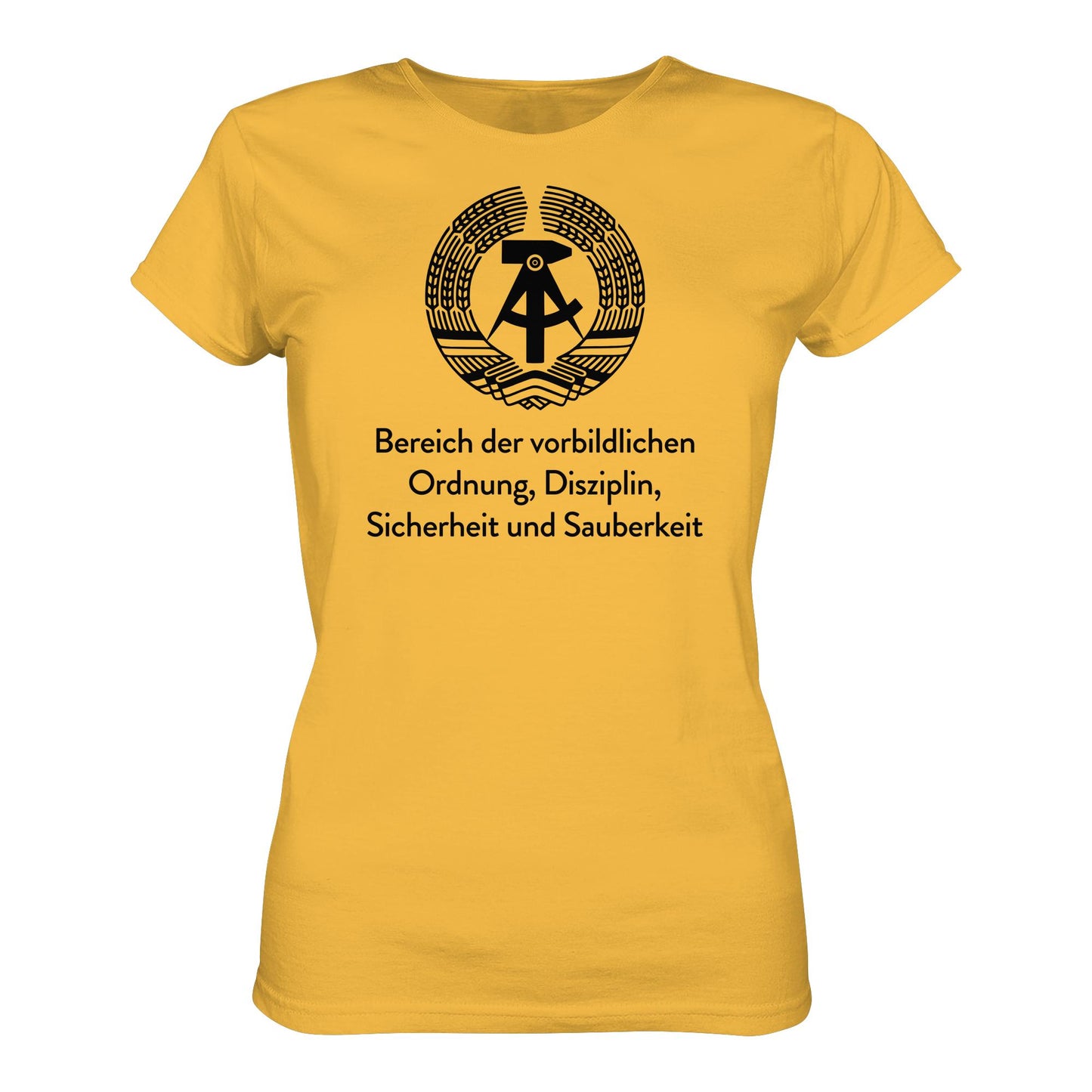 DDR Ostalgie Shirt Mädels • BEREICH DER VORBILDLICHEN ORDNUNG (ORIGINAL SCHILD)