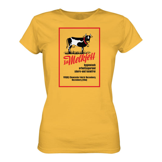 DDR Ostalgie Shirt Mädels • 1A MELKFETT - VEB BOIZENBURG