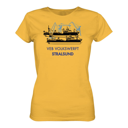 DDR Ostalgie Shirt Mädels • VEB VOLKSWERFT STRALSUND