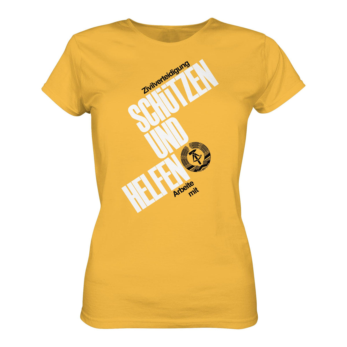 DDR-ZIVILVERTEIDIGUNG (ORIGINAL-PLAKAT) | DDR Ostalgie Shirt Mädels