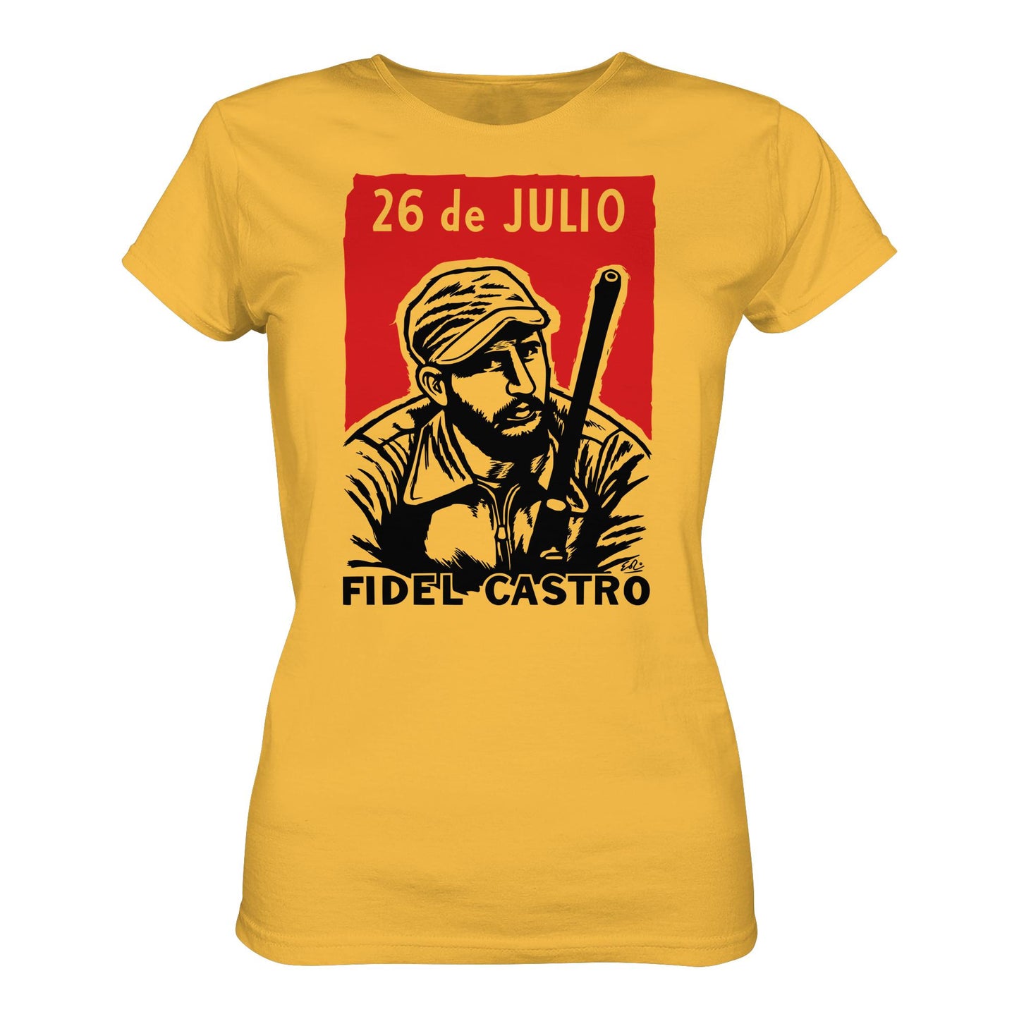 DDR Ostalgie Shirt Mädels • FIDEL CASTRO - BEWEGUNG DES 26. JULI