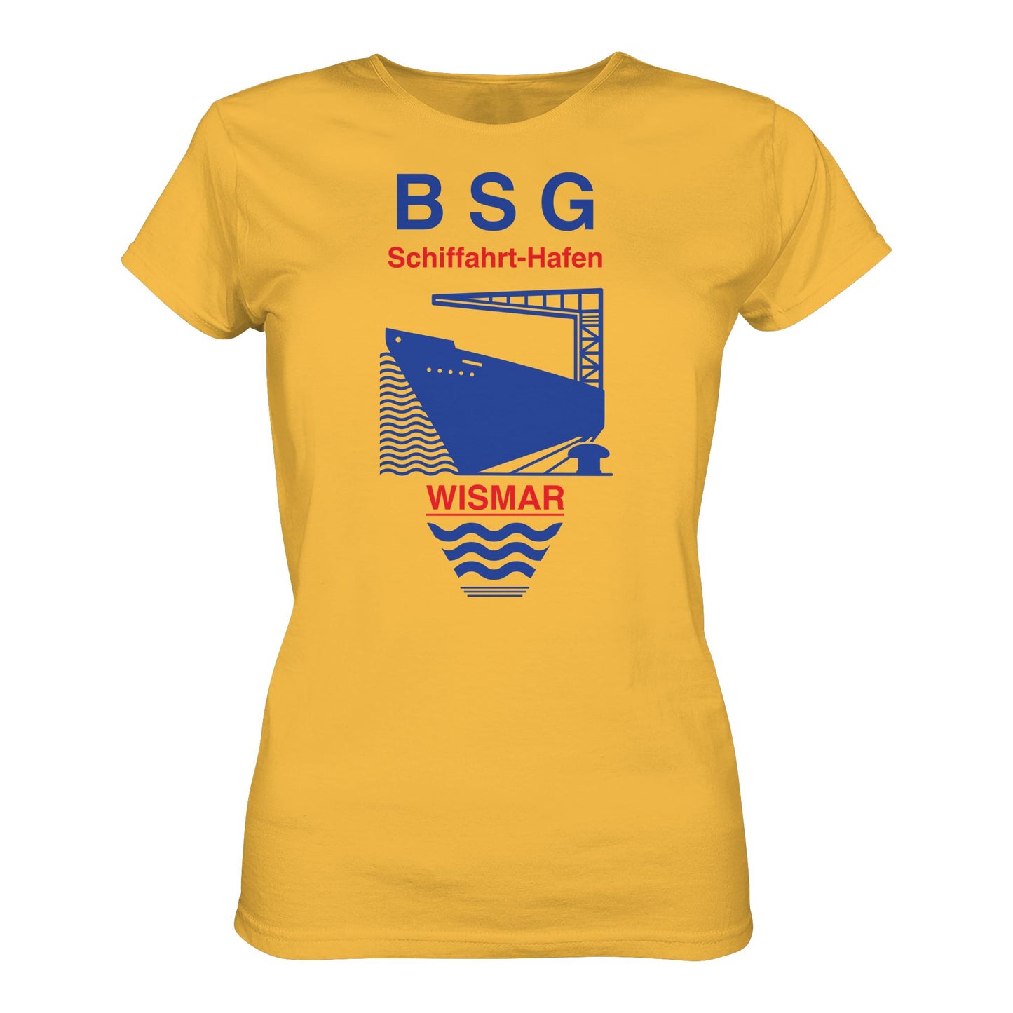 DDR Ostalgie Shirt Mädels • BSG SCHIFFAHRT HAFEN WISMAR