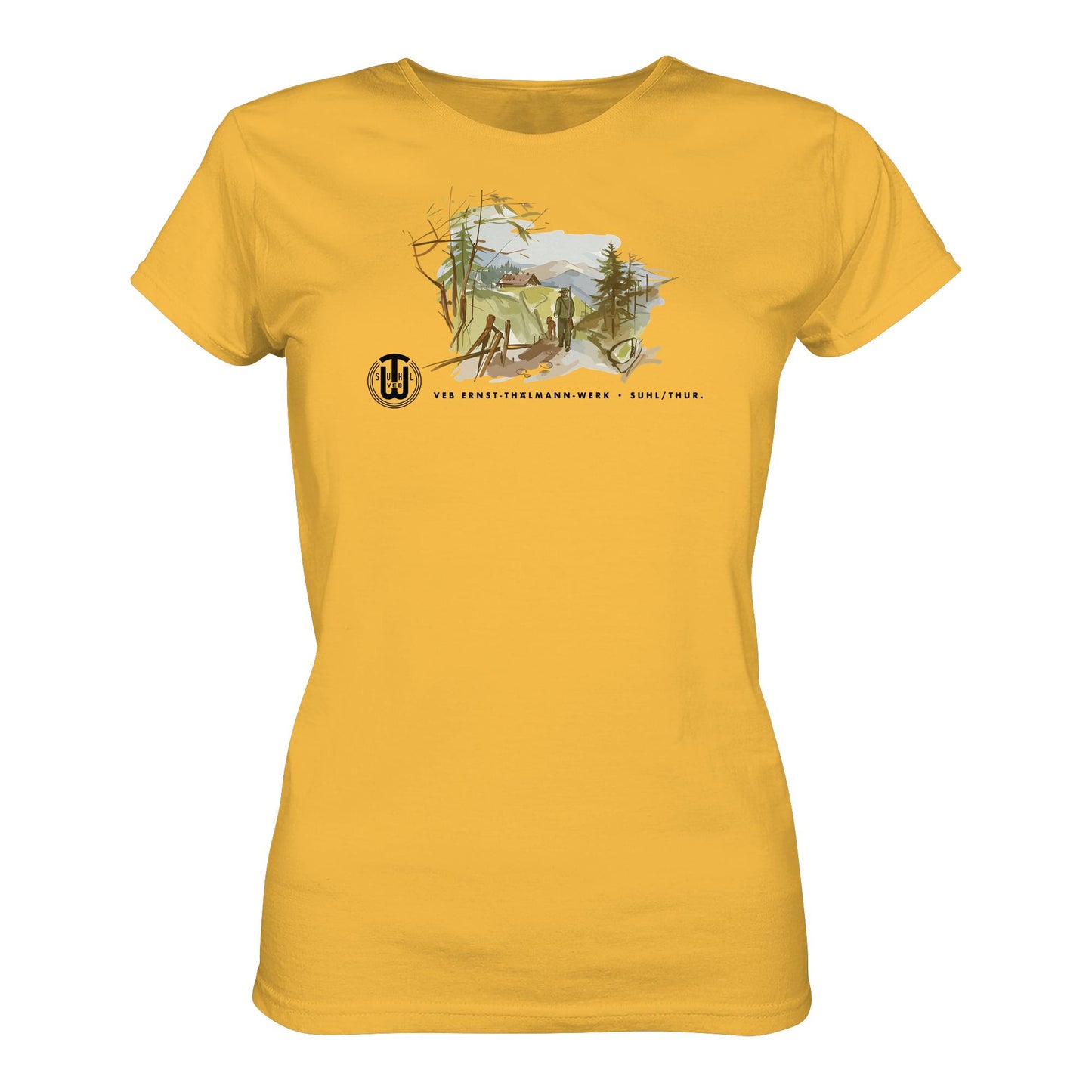 DDR Ostalgie Shirt Mädels • VEB SUHL ERNST-THÄLMANN-WERK (ORIGINAL-PROSPEKT)