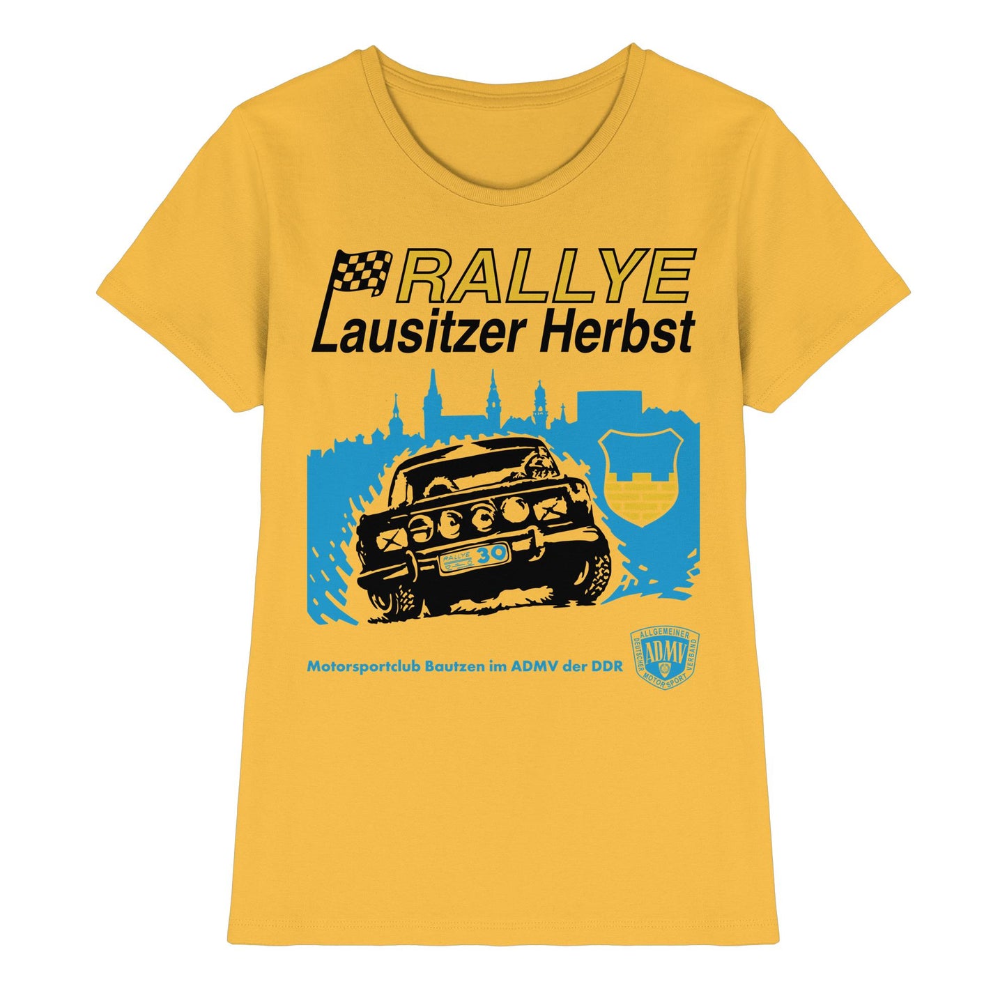 DDR Ostalgie Shirt Mädels • RALLYE LAUSITZER HERBST, MOTORSPORTCLUB BAUTZEN