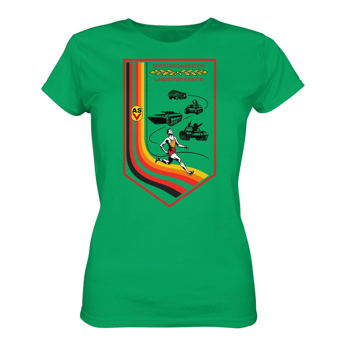 NVA ASV - SPORTORGANISATION LANDSTREITKRÄFTE | DDR Ostalgie Shirt Mädels