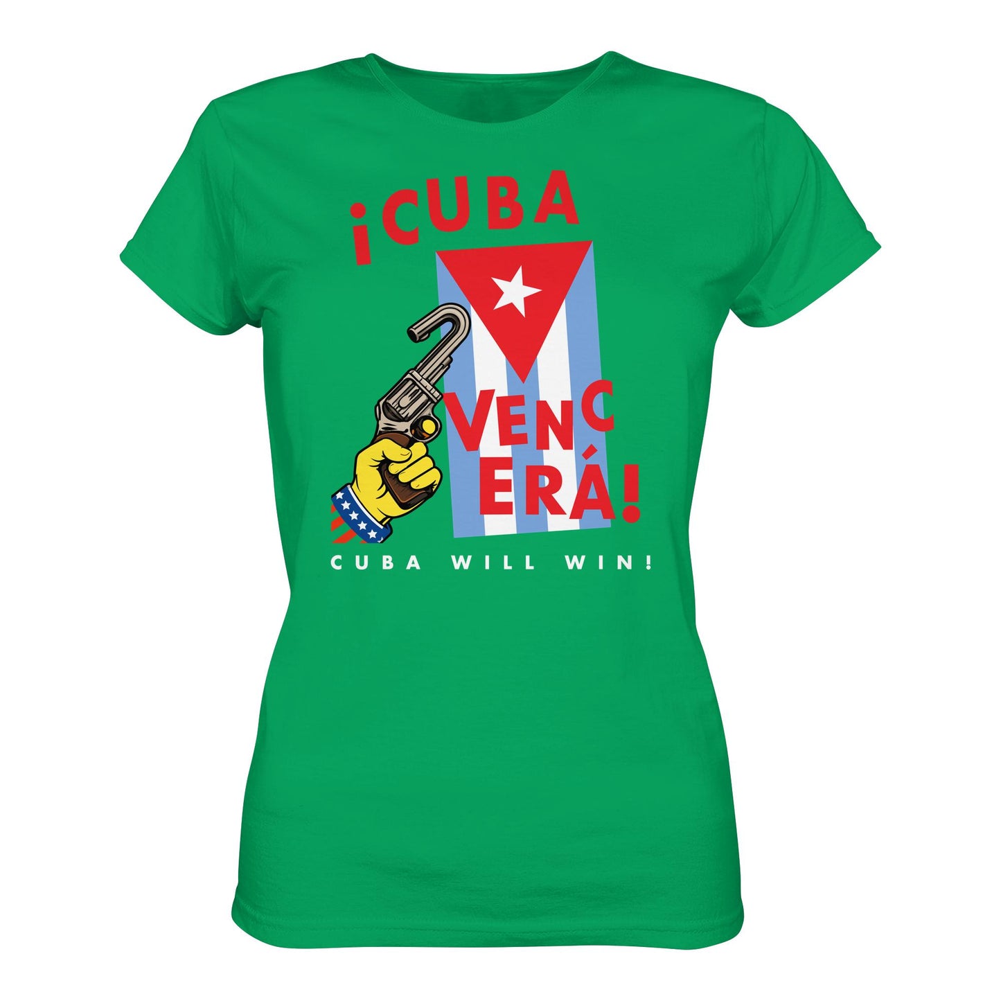 DDR Ostalgie Shirt Mädels • VENCERÁ! CUBA WILL WIN! (ORIGINAL POSTER KUBA)