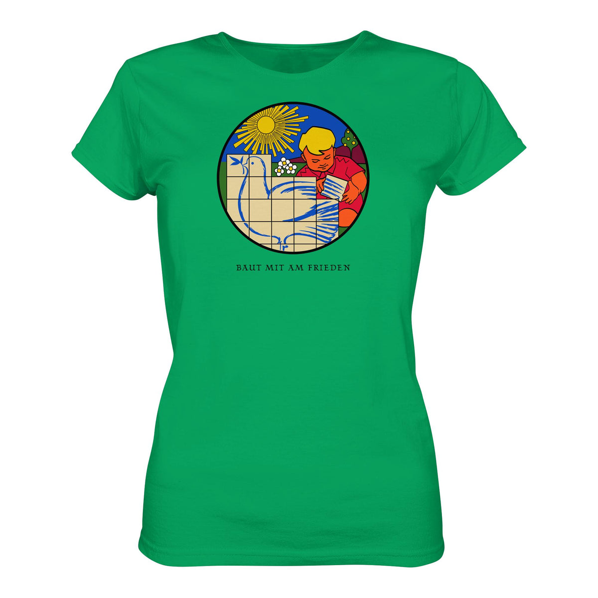 BAUT MIT AM FRIEDEN | DDR Ostalgie Shirt Mädels