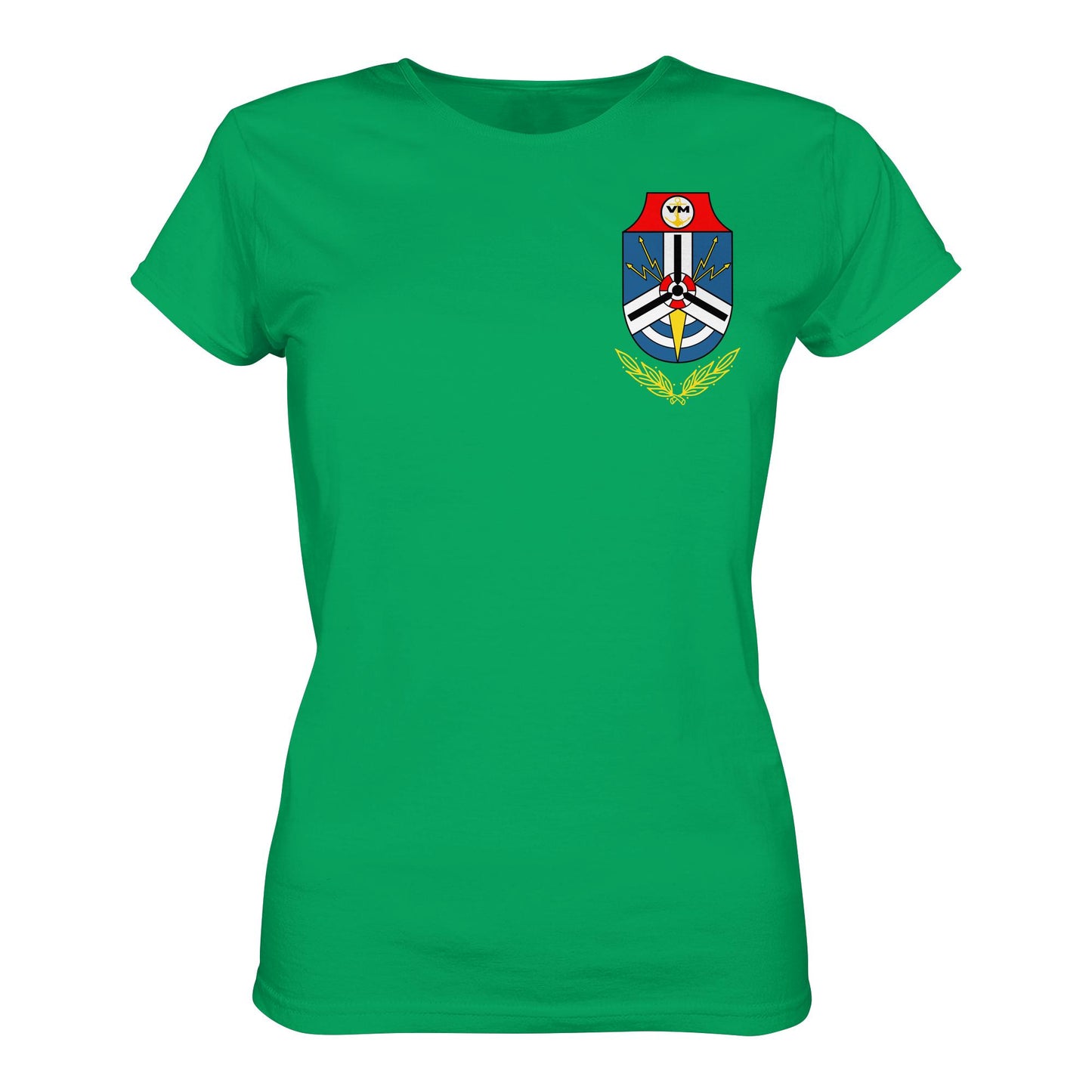 DDR Ostalgie Shirt Mädels • NVA EMBLEM - MARINEGESCHWADER 18 - KURT BARTHEL