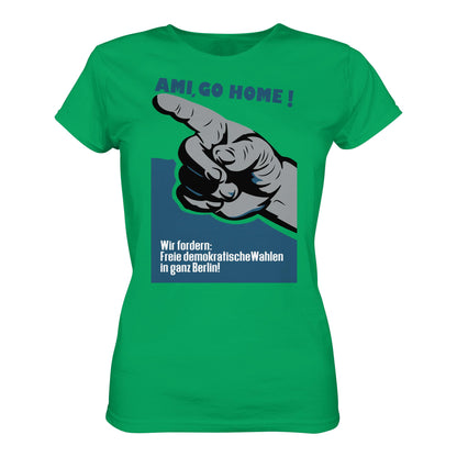 DDR Ostalgie Shirt Mädels • AMI GO HOME! ORIGINALPLAKAT 1950