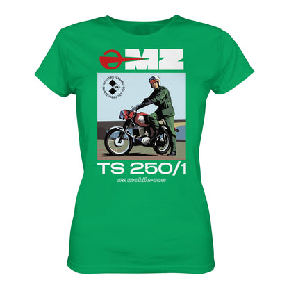 DDR Ostalgie Shirt Mädels • MZ TS 250 (ORIGINAL DDR-PLAKAT)