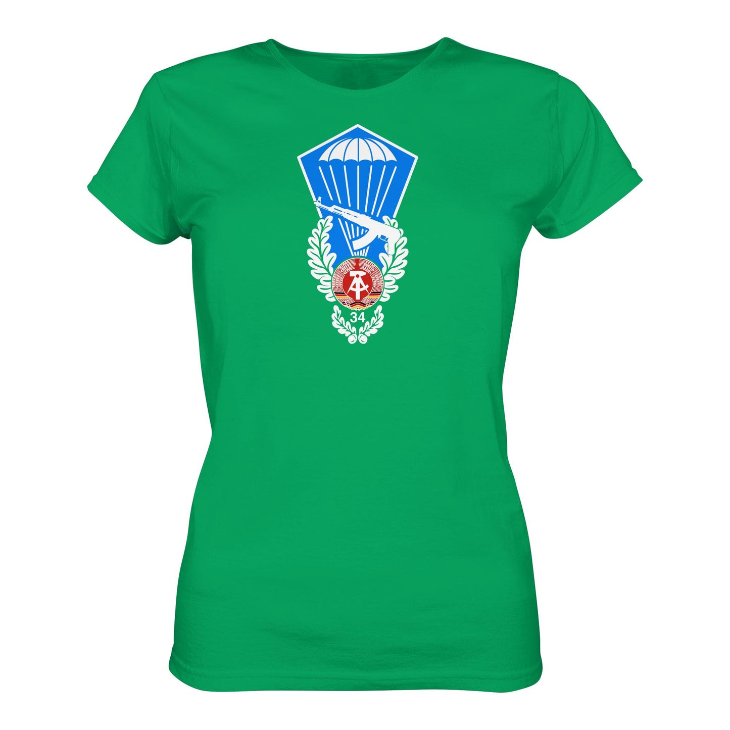DDR Ostalgie Shirt Mädels • NVA SPRUNGABZEICHEN
