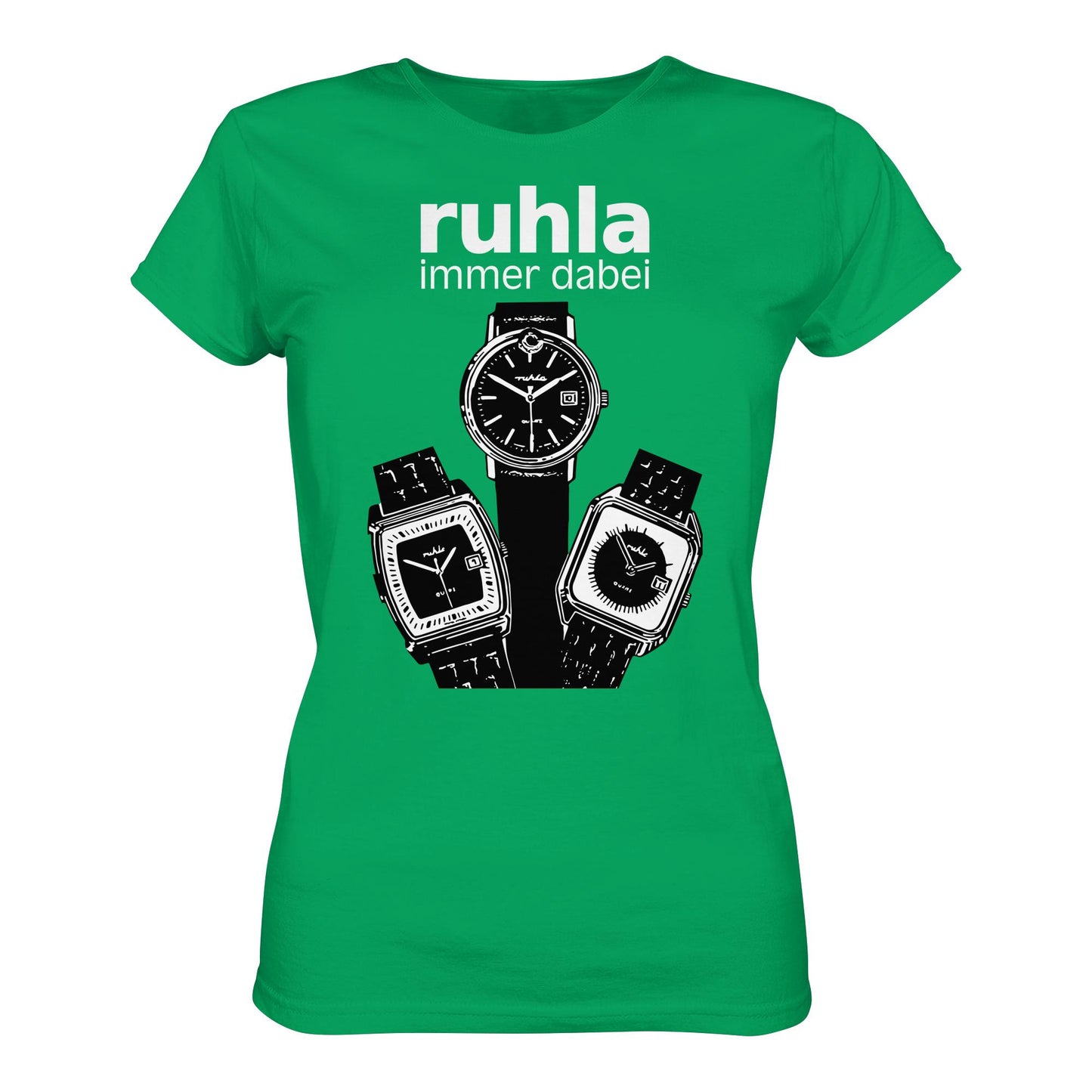 DDR Ostalgie Shirt Mädels • VEB UHRENWERT RUHLA (ORIGINAL PLAKAT)