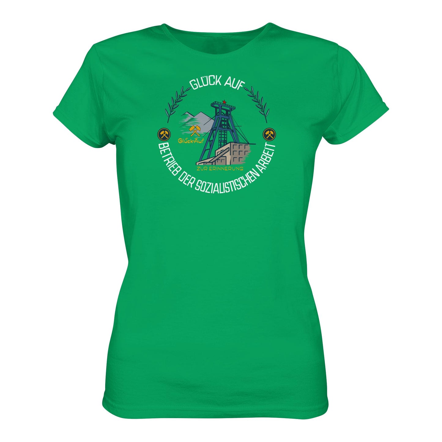 DDR Ostalgie Shirt Mädels • WISMUT - GLÜCK AUF