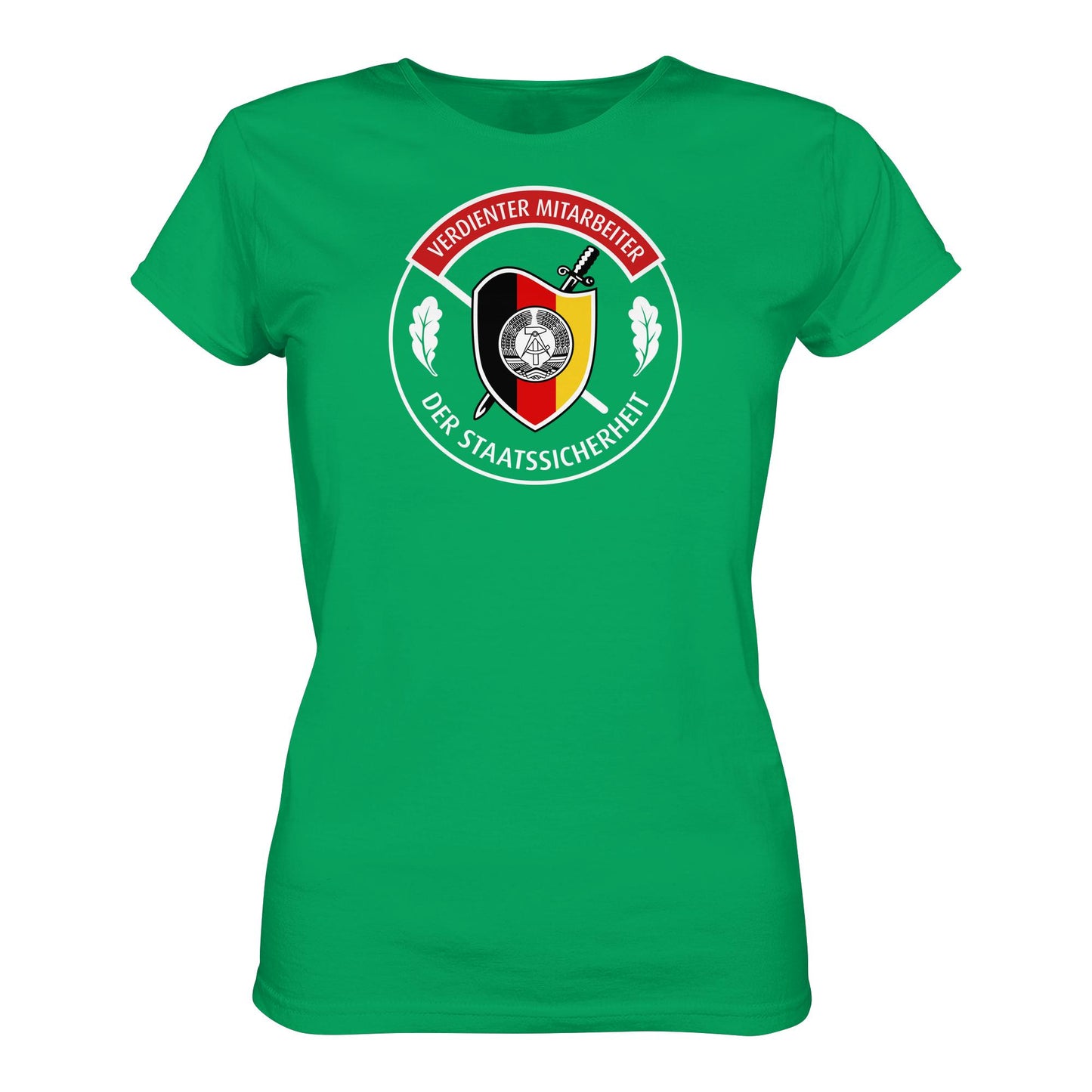 DDR Ostalgie Shirt Mädels • VERDIENTER MITARBEITER DER STAATSSICHERHEIT (ORIGINAL ORDEN)
